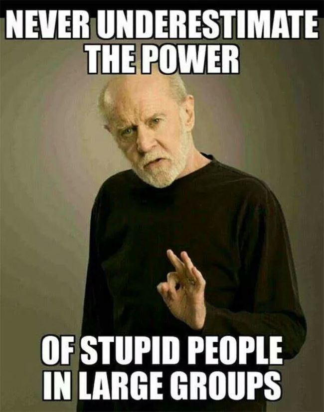 stupid people