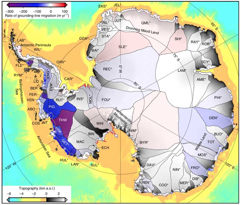 Antarctic glacier